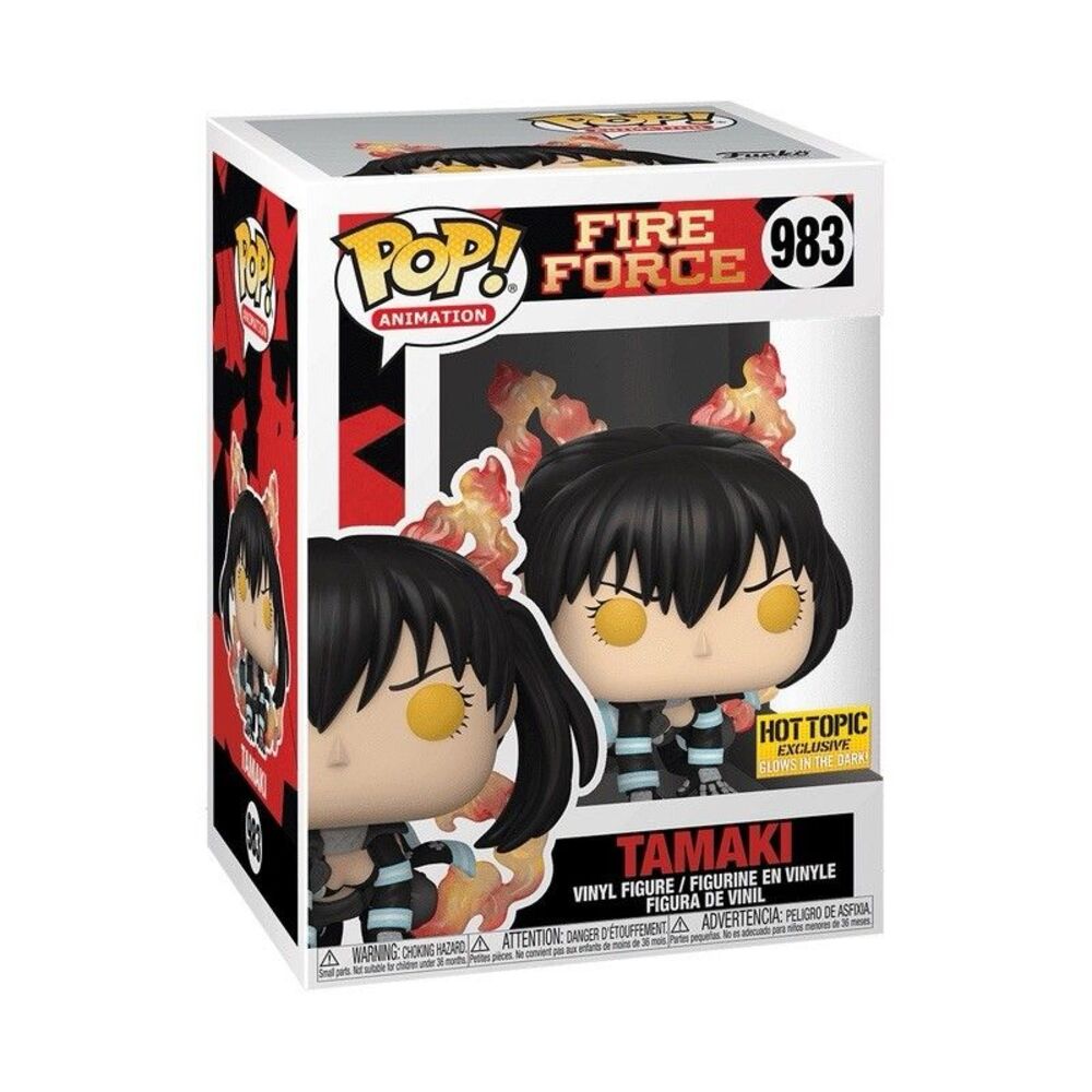 Funko Pop! Fire Force Tamaki Glow In The Dark Hot Topic Exclusive #983